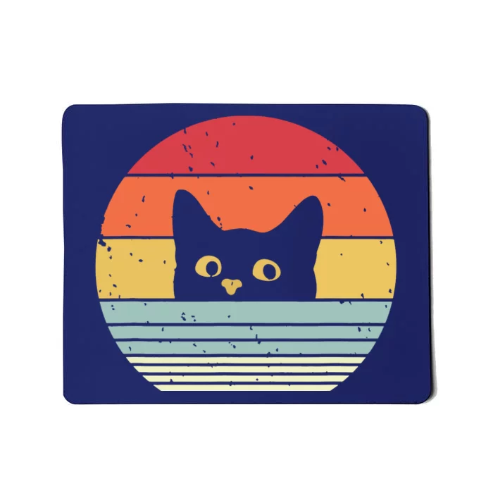 Cat Retro Style Mousepad