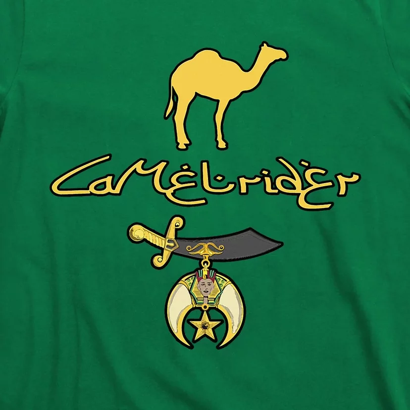 Camel Rider Shriner Masonic Symbol Freemason T-Shirt