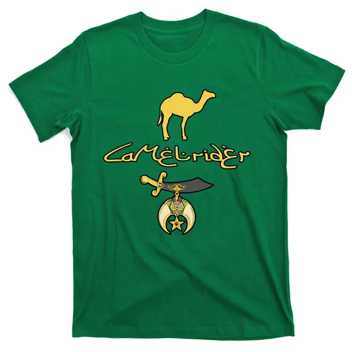 Camel Rider Shriner Masonic Symbol Freemason T-Shirt