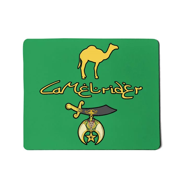 Camel Rider Shriner Masonic Symbol Freemason Mousepad