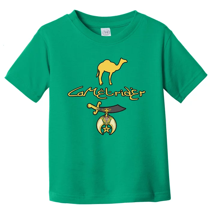 Camel Rider Shriner Masonic Symbol Freemason Toddler T-Shirt