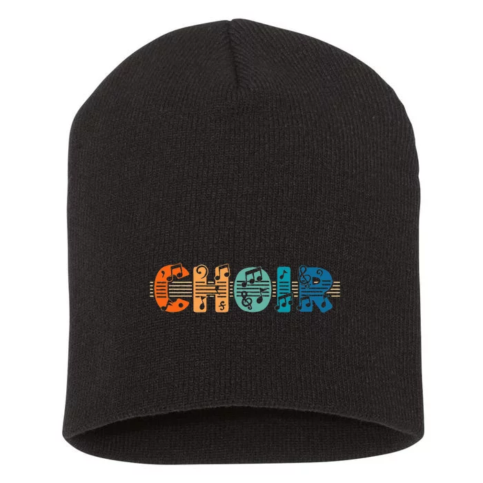 Choir Retro Singer Music Group Teacher Choir Directors Short Acrylic Beanie