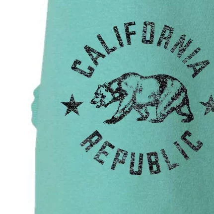 CALIFORNIA REPUBLIC STATE FLAG GRIZZLY BEAR Doggie 3-End Fleece Hoodie