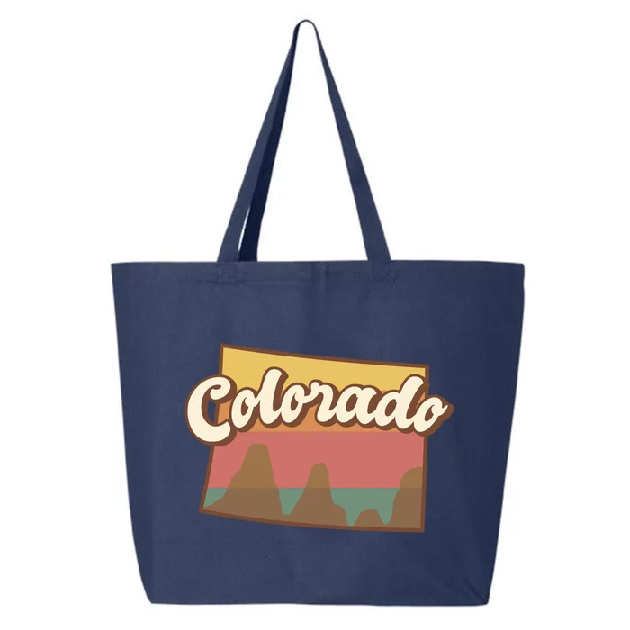 Colorado Retro Sunset Logo 25L Jumbo Tote