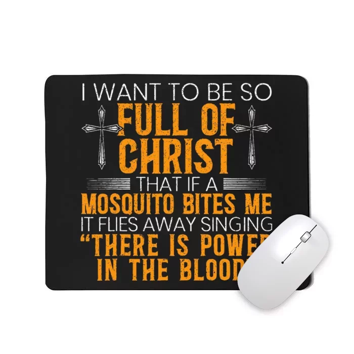 Christian Religious Servant Of God Faithful Jesus Mousepad