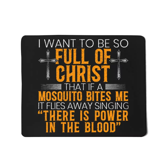 Christian Religious Servant Of God Faithful Jesus Mousepad