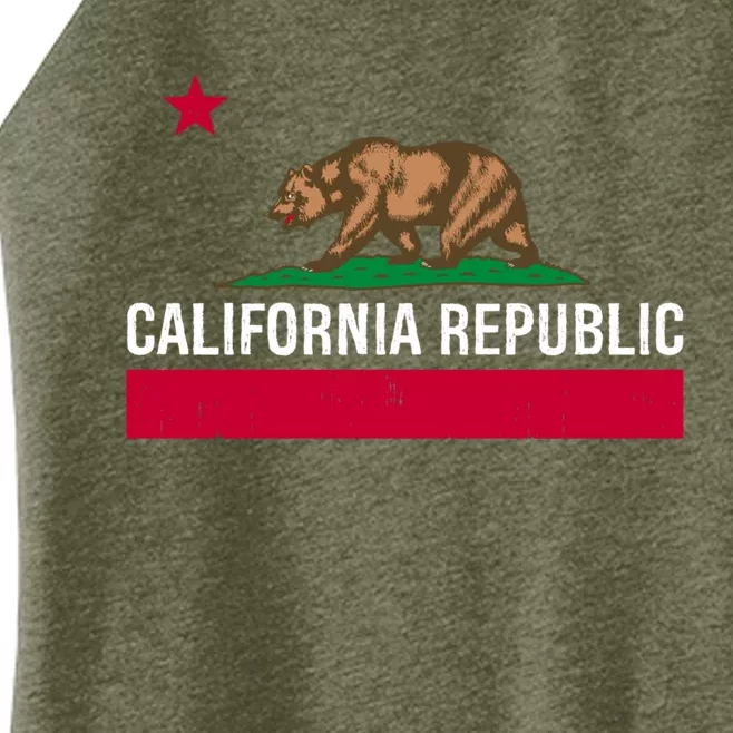 California Republic State Flag Cool Gift Women’s Perfect Tri Rocker Tank