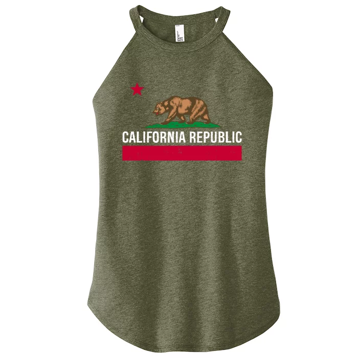 California Republic State Flag Cool Gift Women’s Perfect Tri Rocker Tank