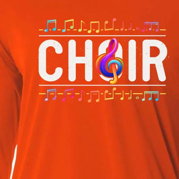 Choir Retro Singer Musician Teacher Choir Director Music Gift Cooling Performance Long Sleeve Crew