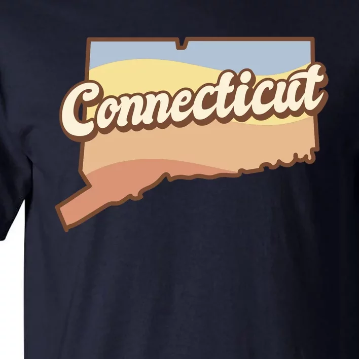 Connecticut Retro Sunset Logo Tall T-Shirt