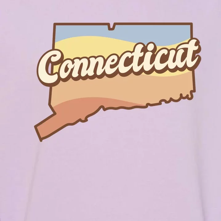 Connecticut Retro Sunset Logo Garment-Dyed Sweatshirt