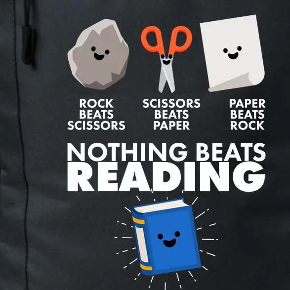 Cute Rock Scissors Paper Nothing Beats Reading Daily Commute Backpack