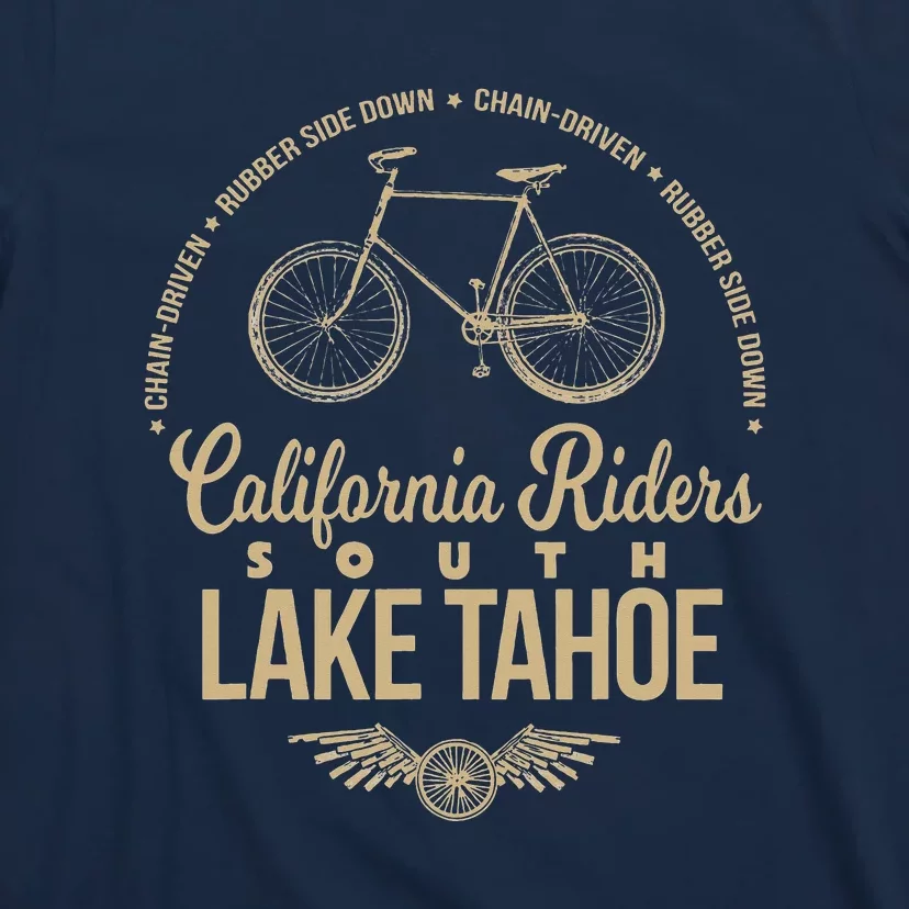 California Riders South Lake Tahoe Bicycle Cycling T-Shirt