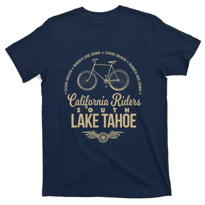 California Riders South Lake Tahoe Bicycle Cycling T-Shirt