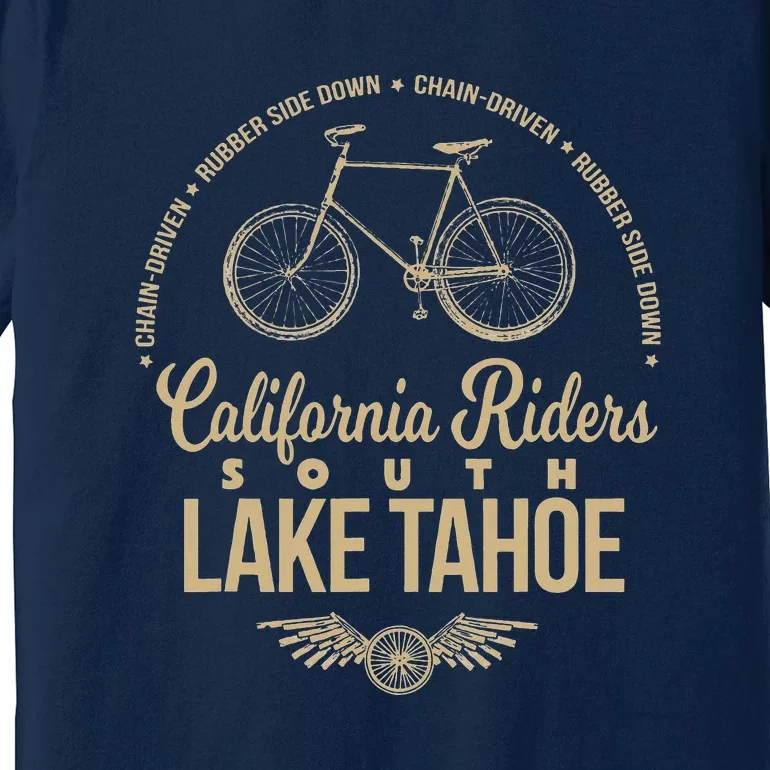 California Riders South Lake Tahoe Bicycle Cycling Premium T-Shirt