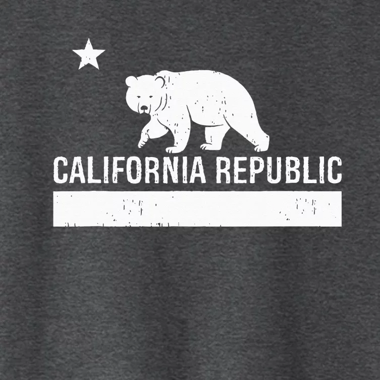 California Republic State Flag Women's Crop Top Tee