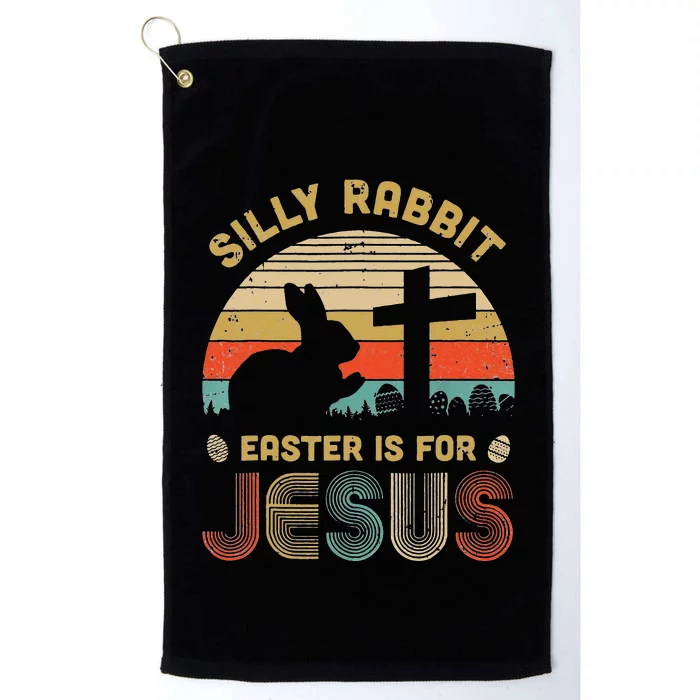 Christian Religious Silly Rabbit Easter Is For Jesus Platinum Collection Golf Towel