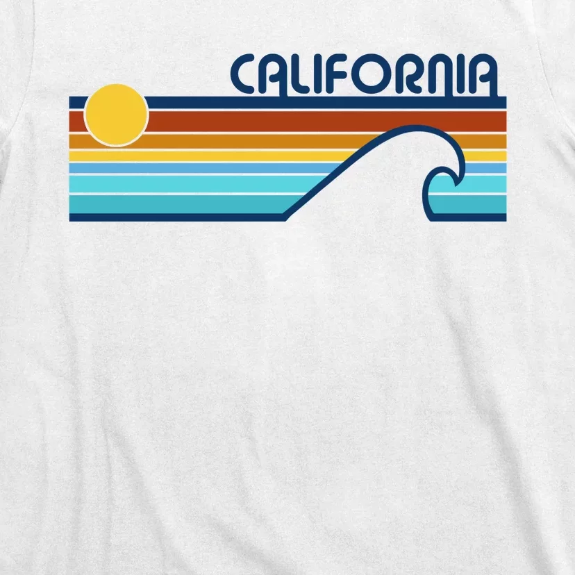 California Retro Sunset Beach T-Shirt