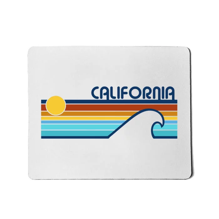 California Retro Sunset Beach Mousepad