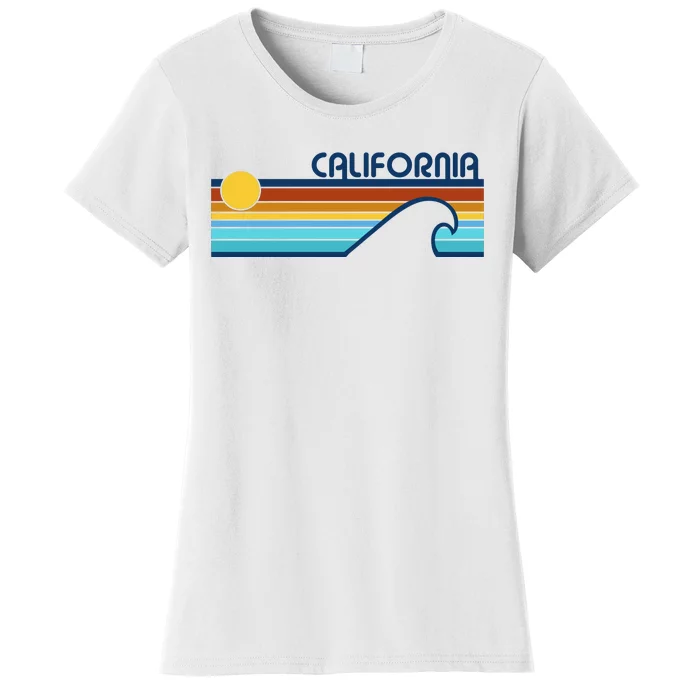 California Retro Sunset Beach Women's T-Shirt