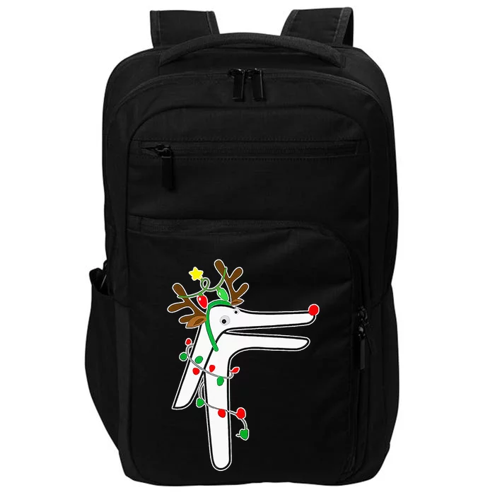 Christmas Reindeer Speculum Nurse OBGYN L&D Nursing Xmas Impact Tech Backpack