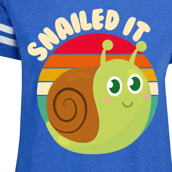 Cute Retro Snailed It Enza Ladies Jersey Football T-Shirt