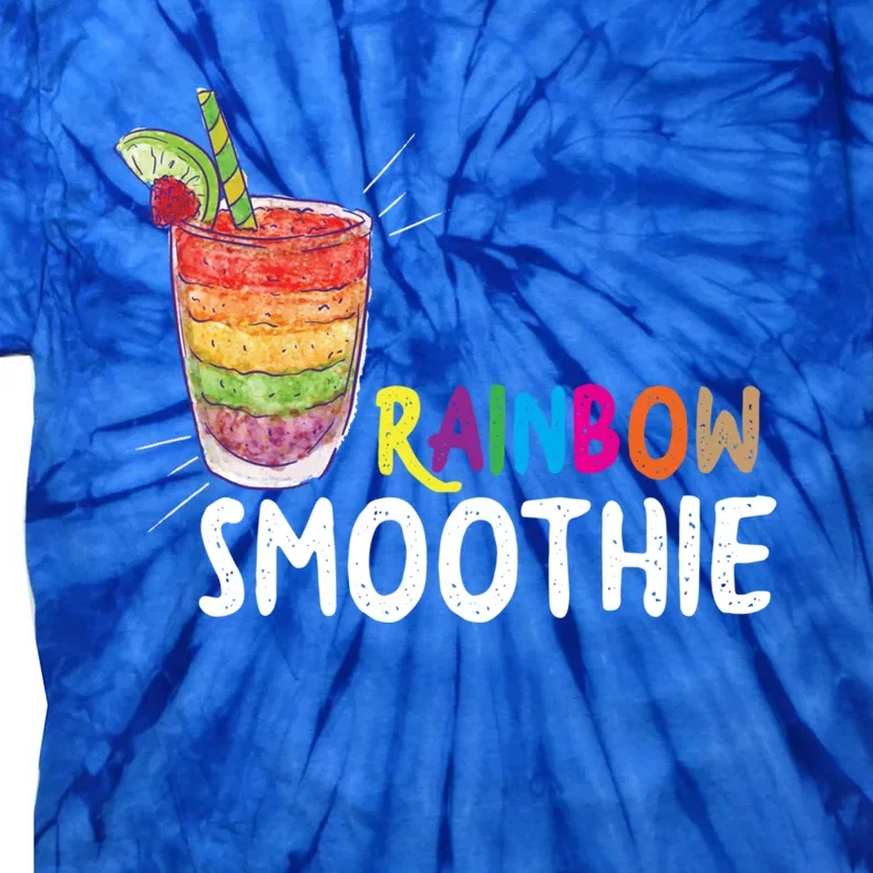 Cool Rainbow Smoothie Lgbtq Fruits Fitness Junkies Gift Tie-Dye T-Shirt