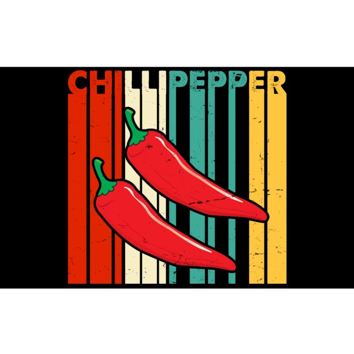 Chillipepper Retro Sunset Bumper Sticker