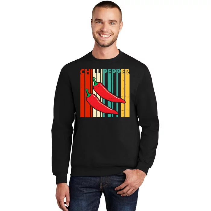 Chillipepper Retro Sunset Tall Sweatshirt