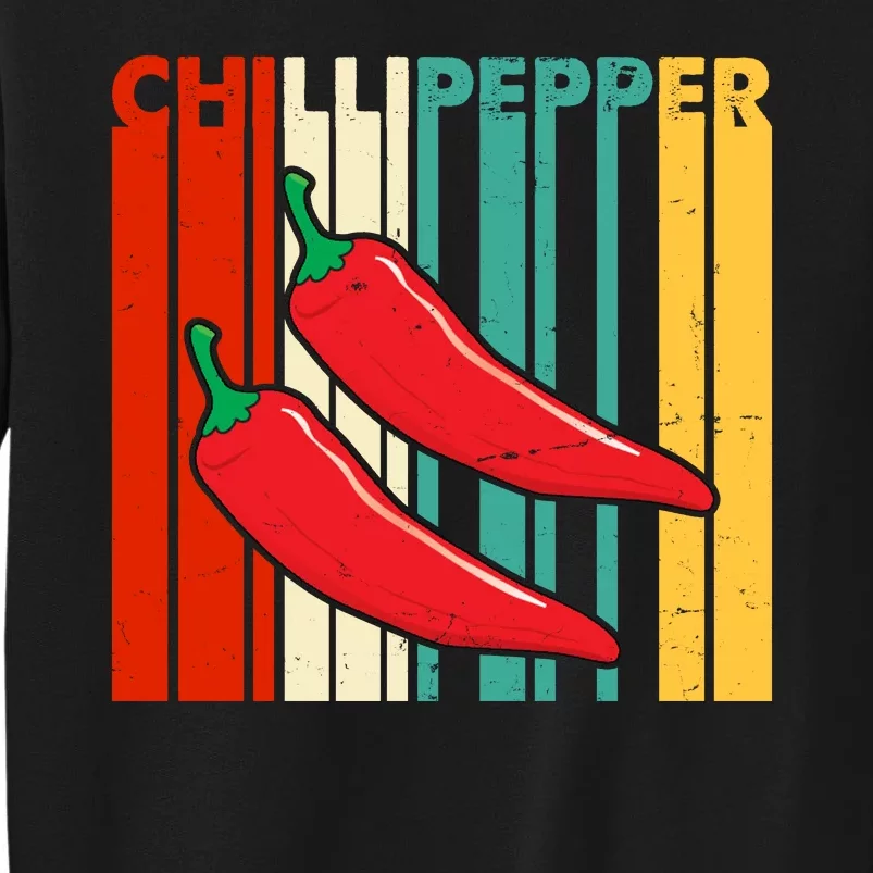 Chillipepper Retro Sunset Tall Sweatshirt