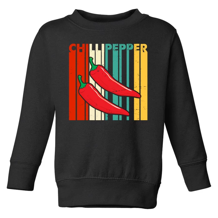 Chillipepper Retro Sunset Toddler Sweatshirt