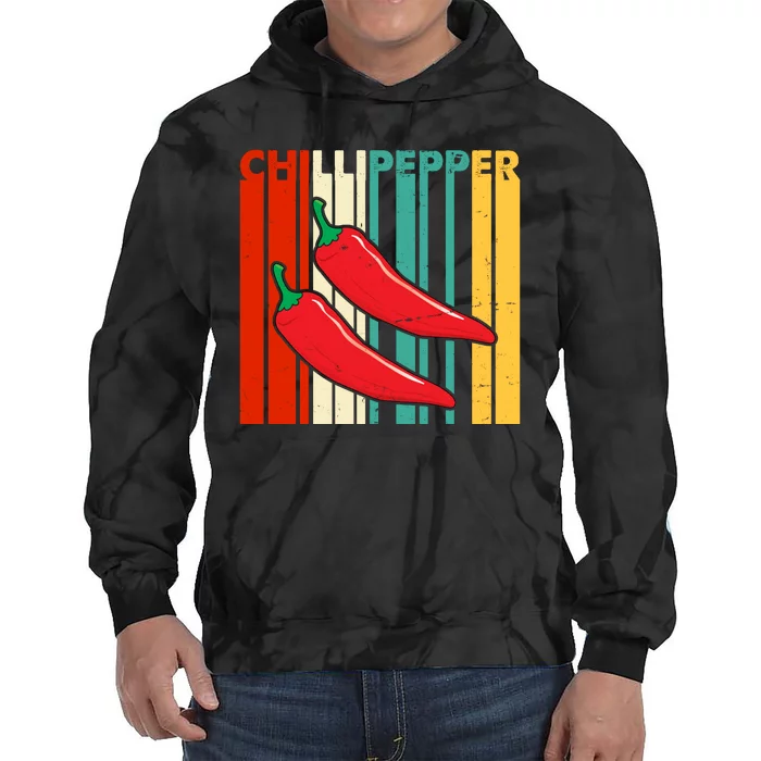 Chillipepper Retro Sunset Tie Dye Hoodie