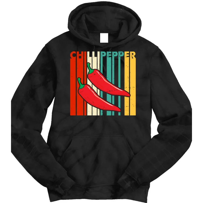 Chillipepper Retro Sunset Tie Dye Hoodie