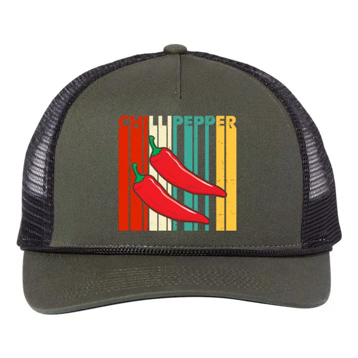 Chillipepper Retro Sunset Retro Rope Trucker Hat Cap