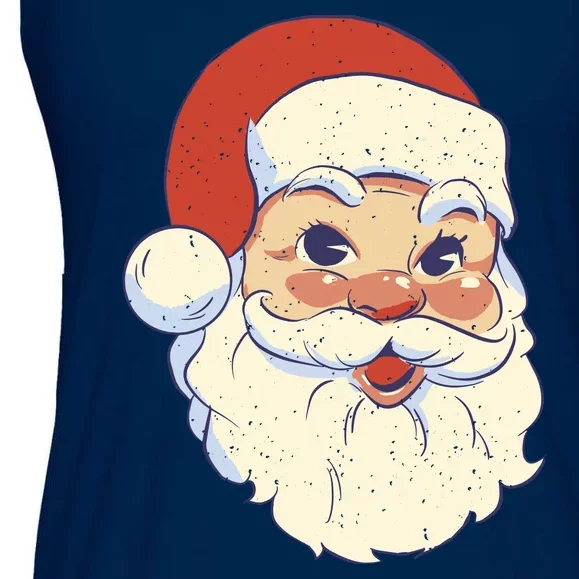 Cute Retro Santa Claus Holiday Ladies Essential Flowy Tank