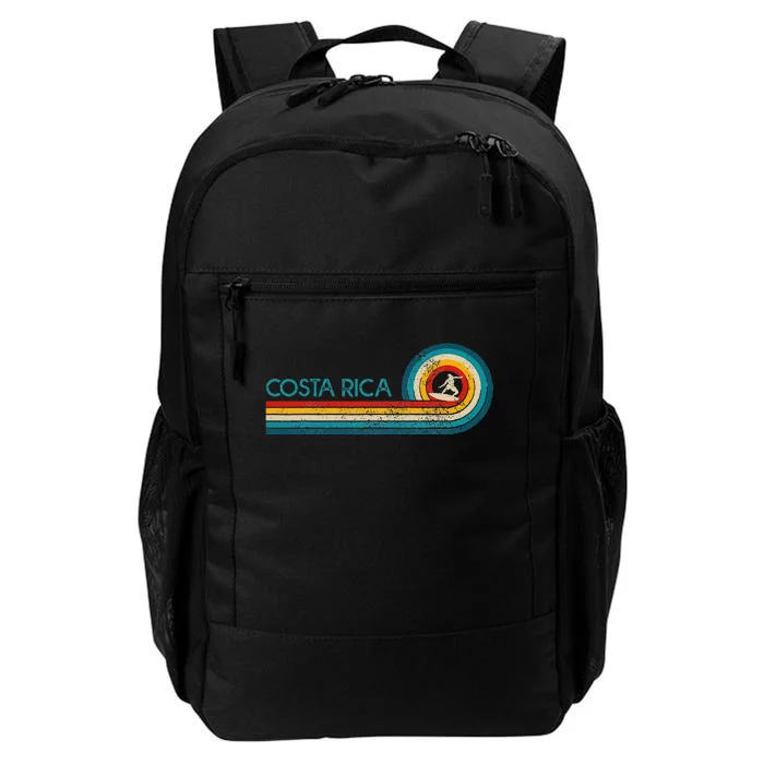 Costa Rica Surf Vintage Beach Surfer Surfing Gift Daily Commute Backpack