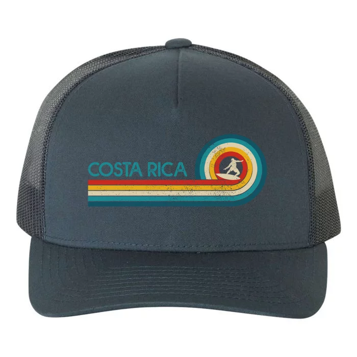 Costa Rica Surf Vintage Beach Surfer Surfing Gift Great Gift Yupoong Adult 5-Panel Trucker Hat