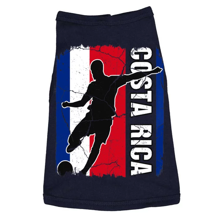 Costa Rican Soccer Team Costa Rica Flag Jersey Football Fans Doggie Tank