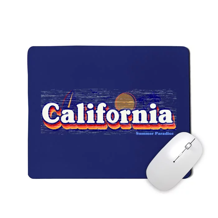 California Retro Summer Paradise Mousepad