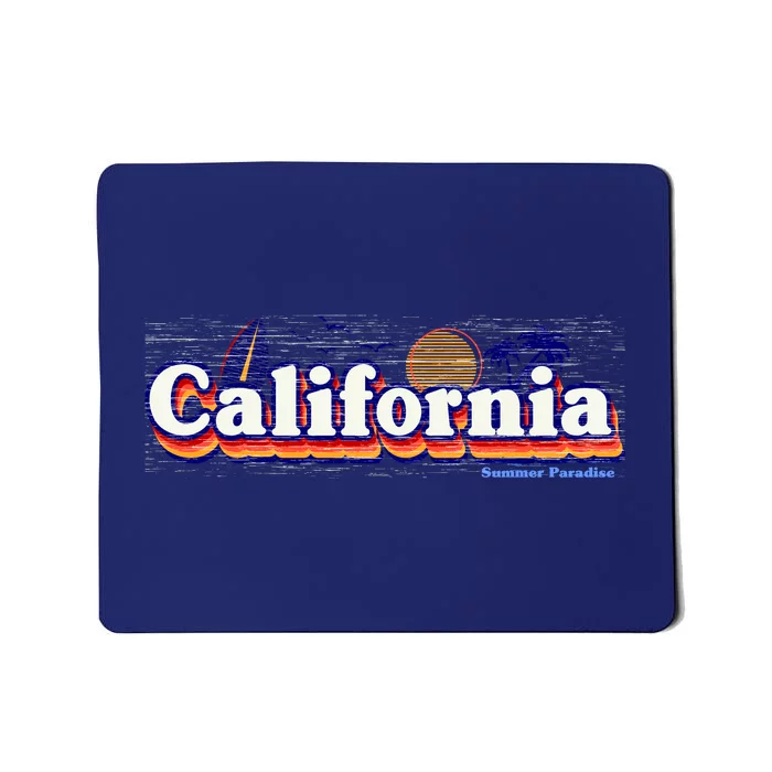 California Retro Summer Paradise Mousepad