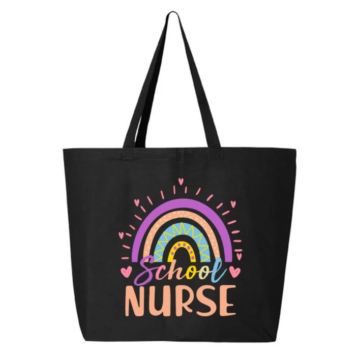 Cute Rainbow School Nurse 25L Jumbo Tote