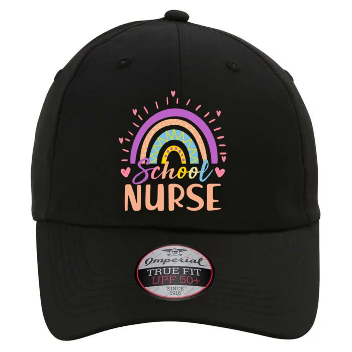 Cute Rainbow School Nurse The Original Performance Cap