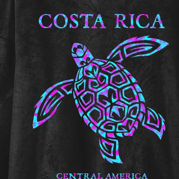 Costa Rica Sea Turtle Girls Hooded Wearable Blanket