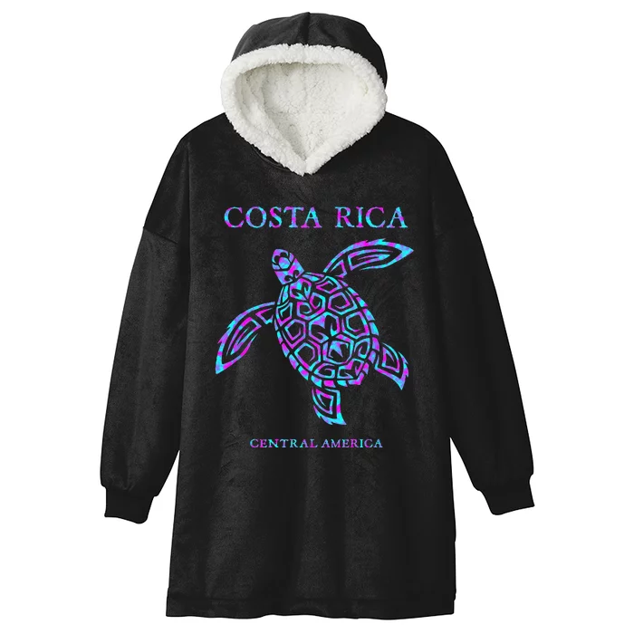 Costa Rica Sea Turtle Girls Hooded Wearable Blanket