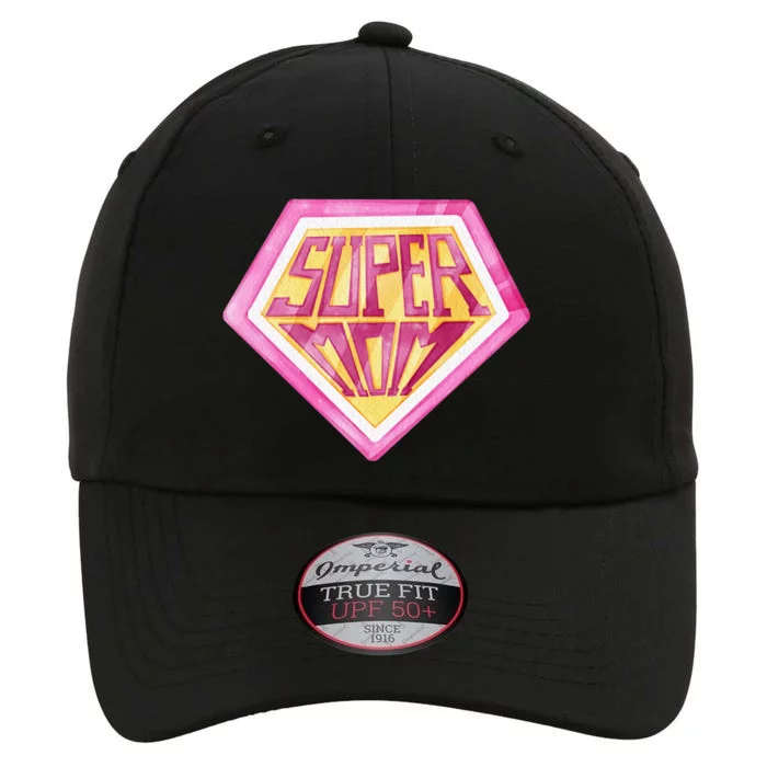 Cute Retro Super Mom Gift For Mother The Original Performance Cap