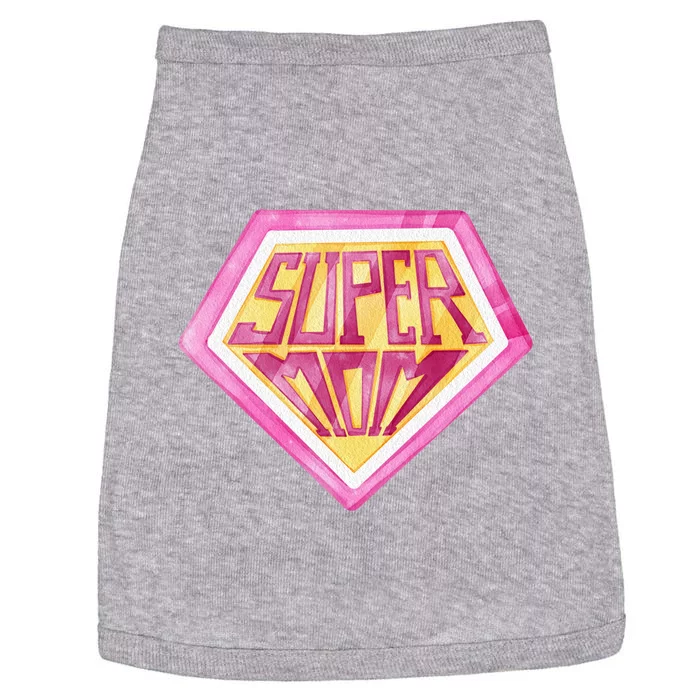 Cute Retro Super Mom Gift For Mother Doggie Tank