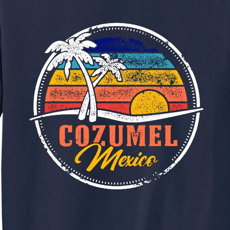 Cozumel Retro Sunset Tall Sweatshirt