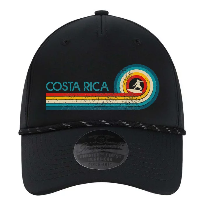 Costa Rica Surf Vintage Beach Surfer Surfing Performance The Dyno Cap