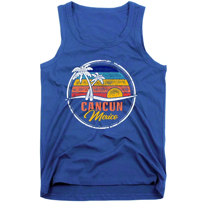 Cancun Retro Sunset Tank Top