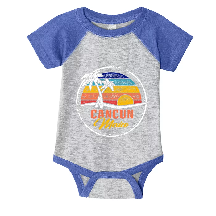 Cancun Retro Sunset Infant Baby Jersey Bodysuit